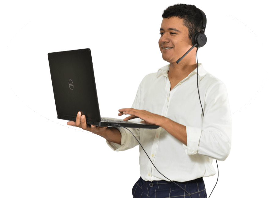 WorkWiser professional with a laptop